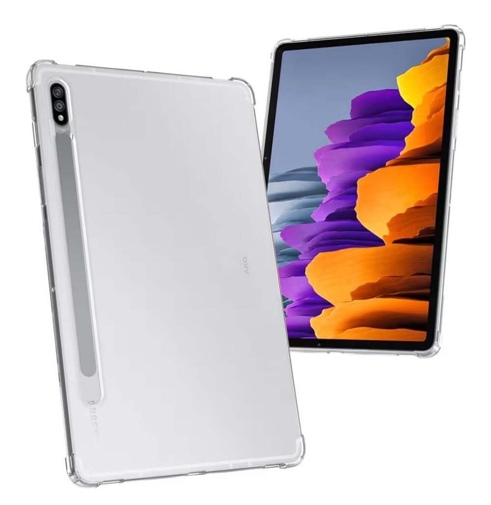Shockproof Clear TPU Case for Samsung Galaxy Tab S9 S8 S7 - Picture 4 of 5